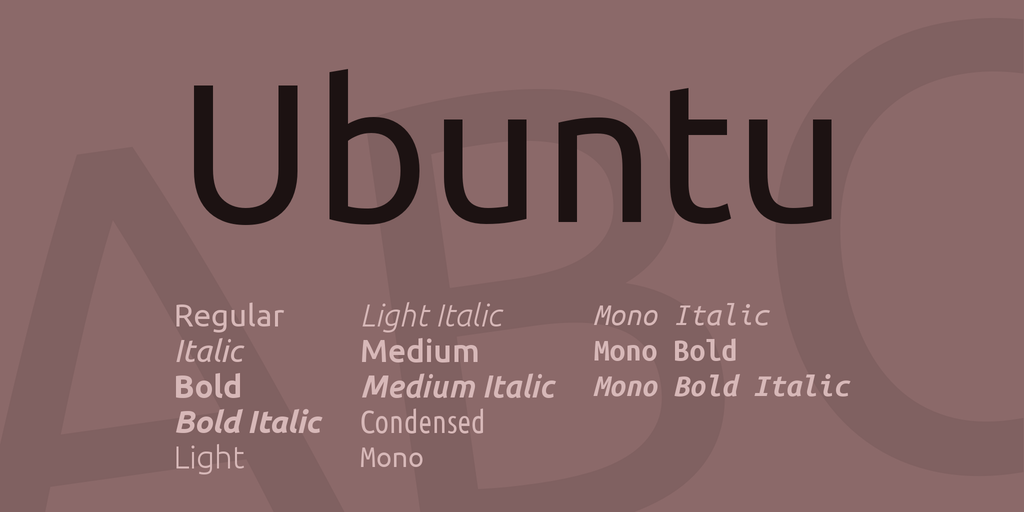 Czcionka Ubuntu