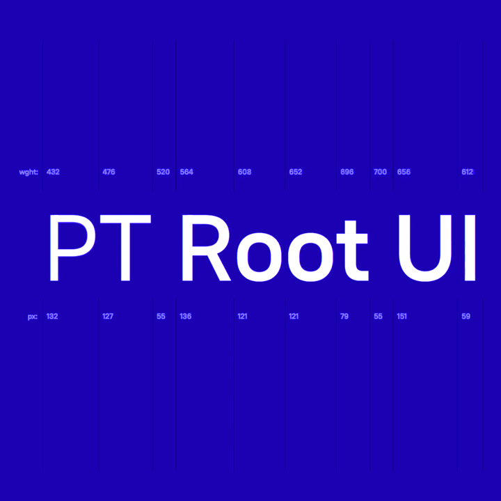 Czcionka PT Root UI