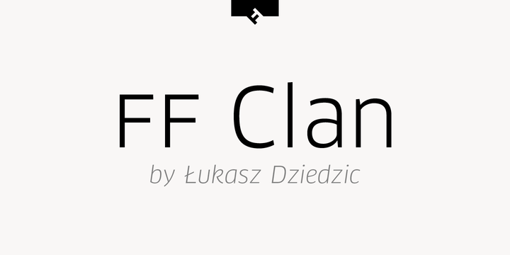 Czcionka FF Clan