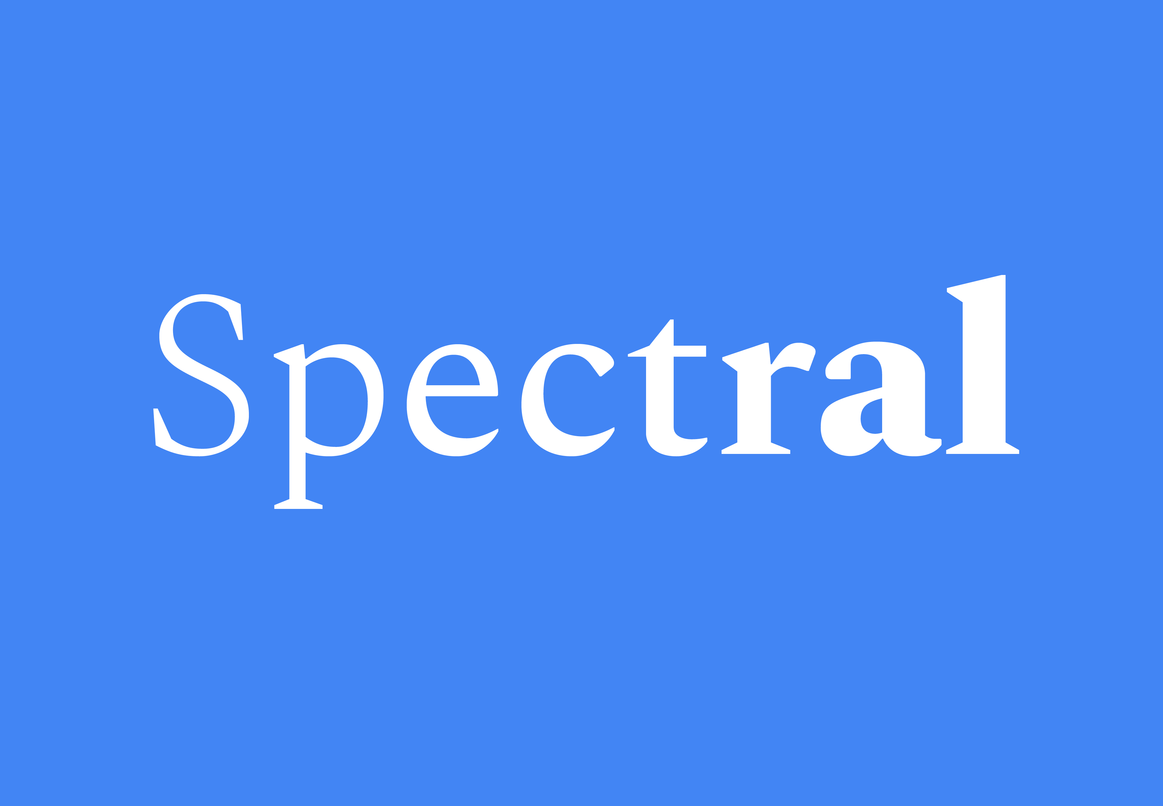 Czcionka Spectral