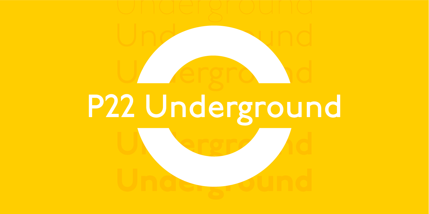 Czcionka P22 Underground