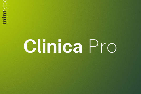 Czcionka Clinica Pro