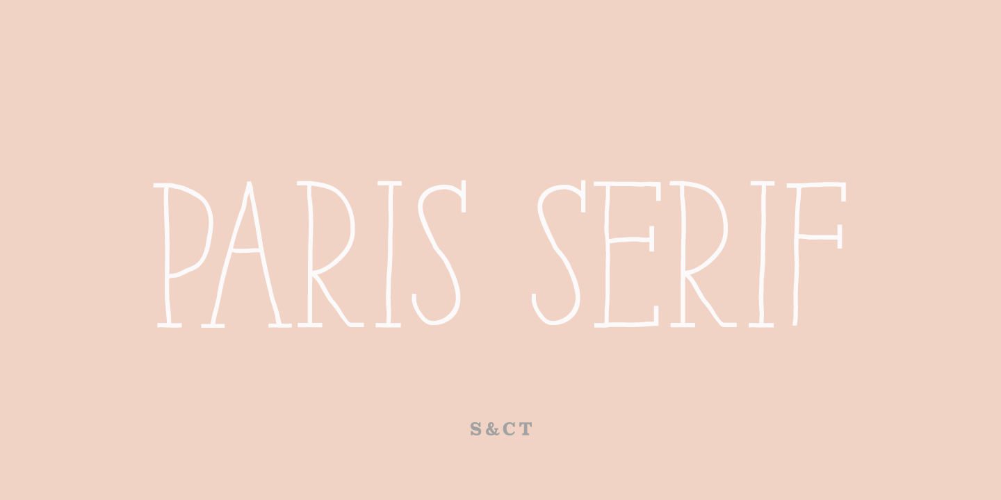 Czcionka Paris Serif