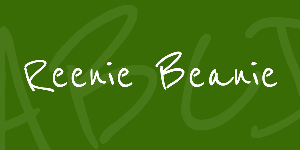 Czcionka Reenie Beanie