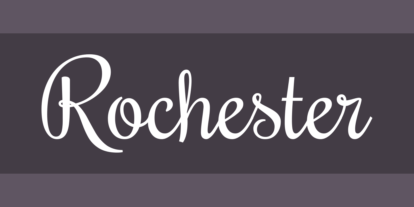 Czcionka Rochester