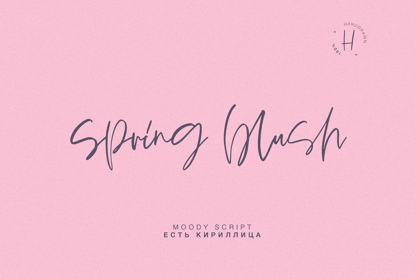 Czcionka Spring blush
