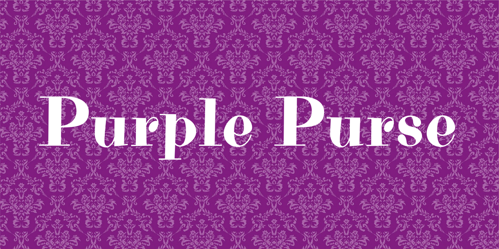 Czcionka Purple Purse