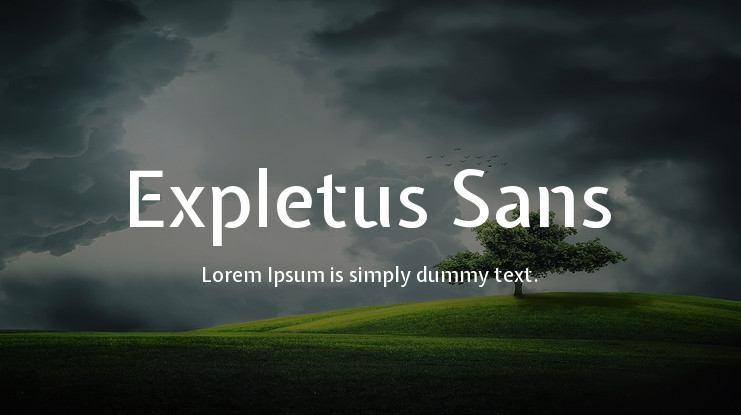 Czcionka Expletus Sans