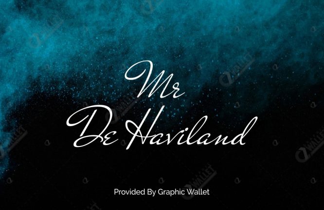 Czcionka Mr De Haviland