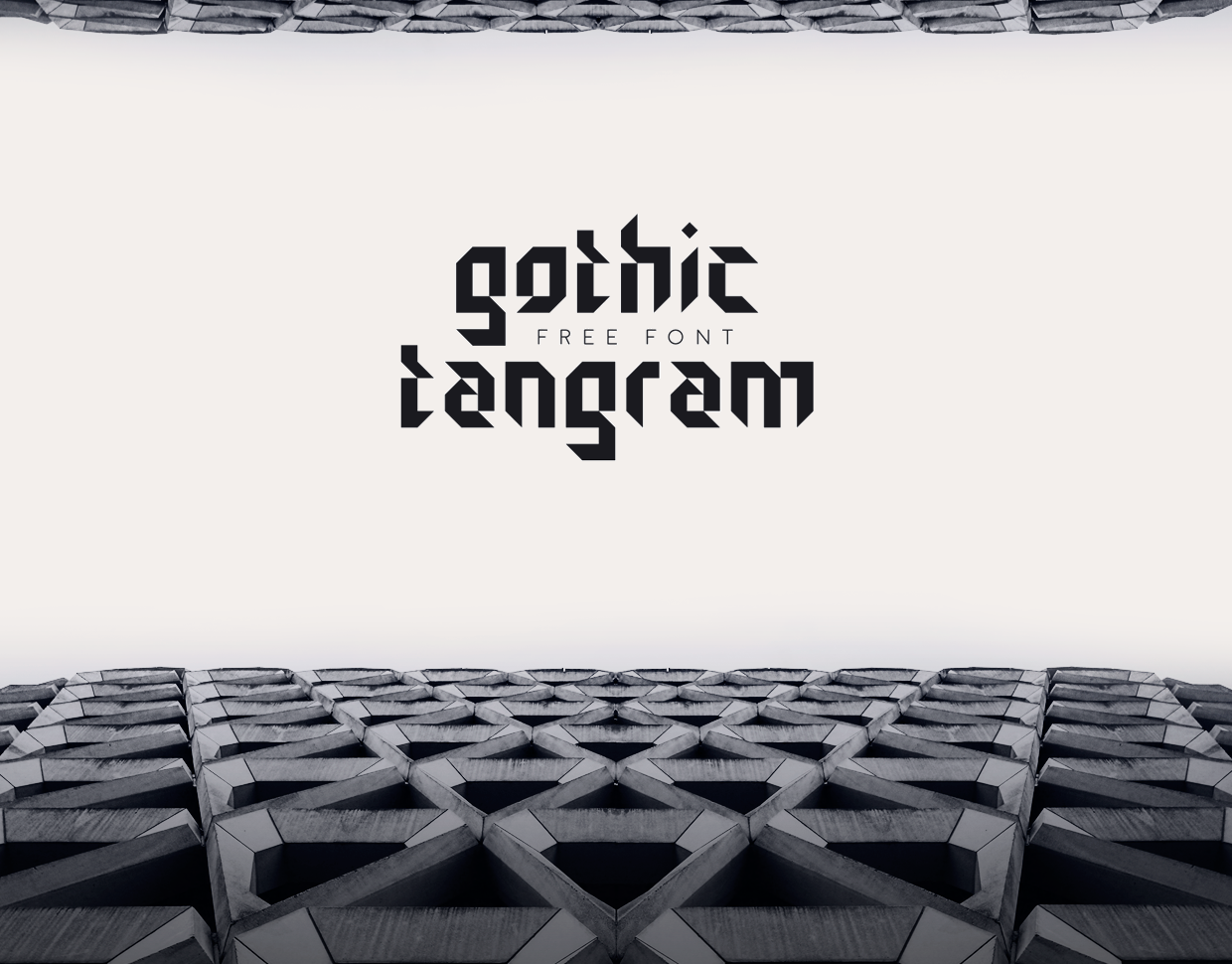 Czcionka Gothic Tangram