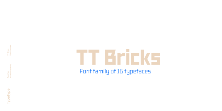 Czcionka TT Bricks
