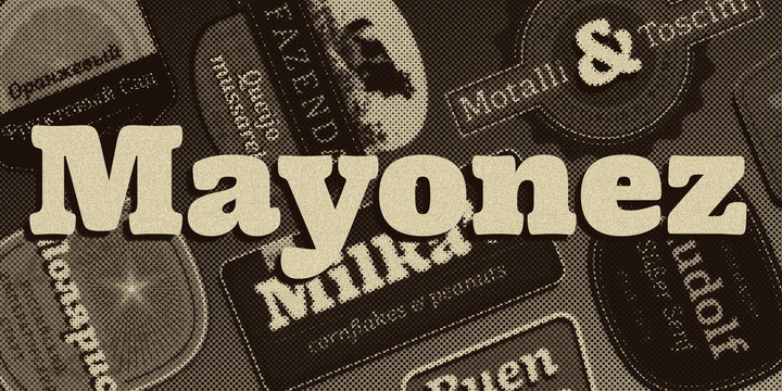 Czcionka Mayonez