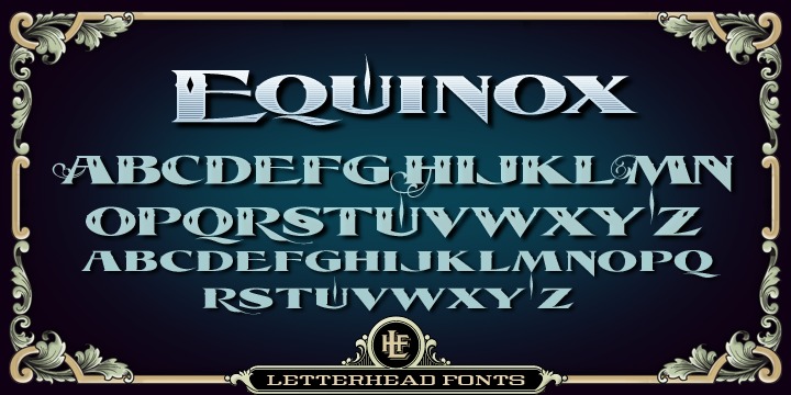 Czcionka LHF Equinox