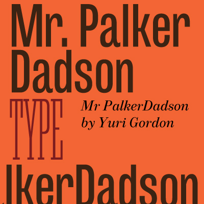 Czcionka Mr Palker Dadson