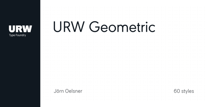 Czcionka URW Geometric