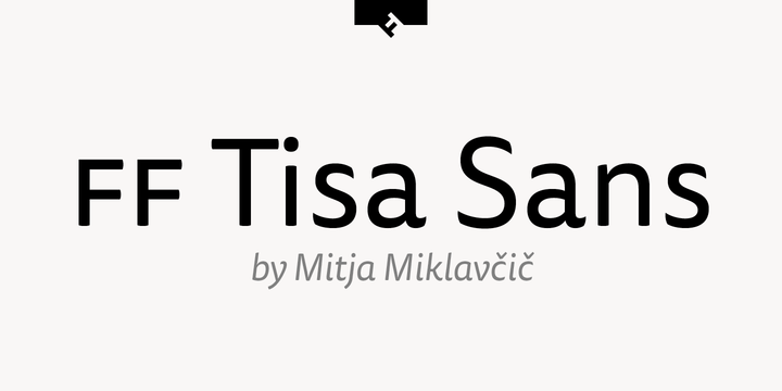 Czcionka FF Tisa Sans Pro