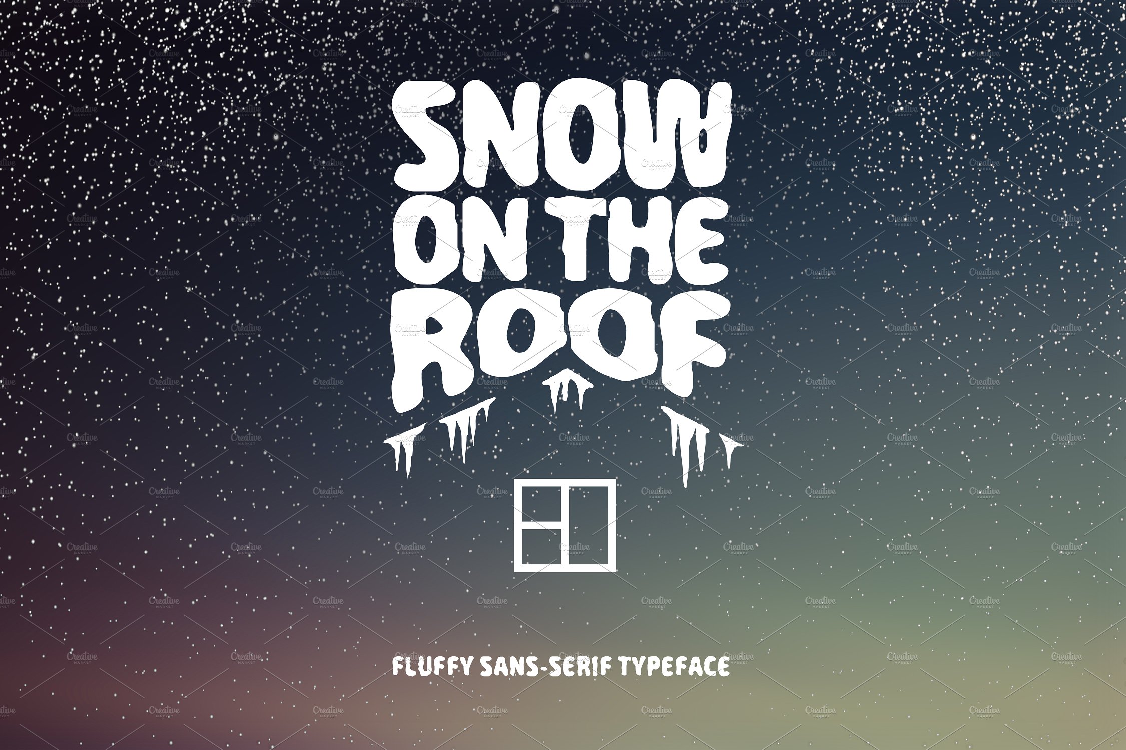 Czcionka Snow On The Roof
