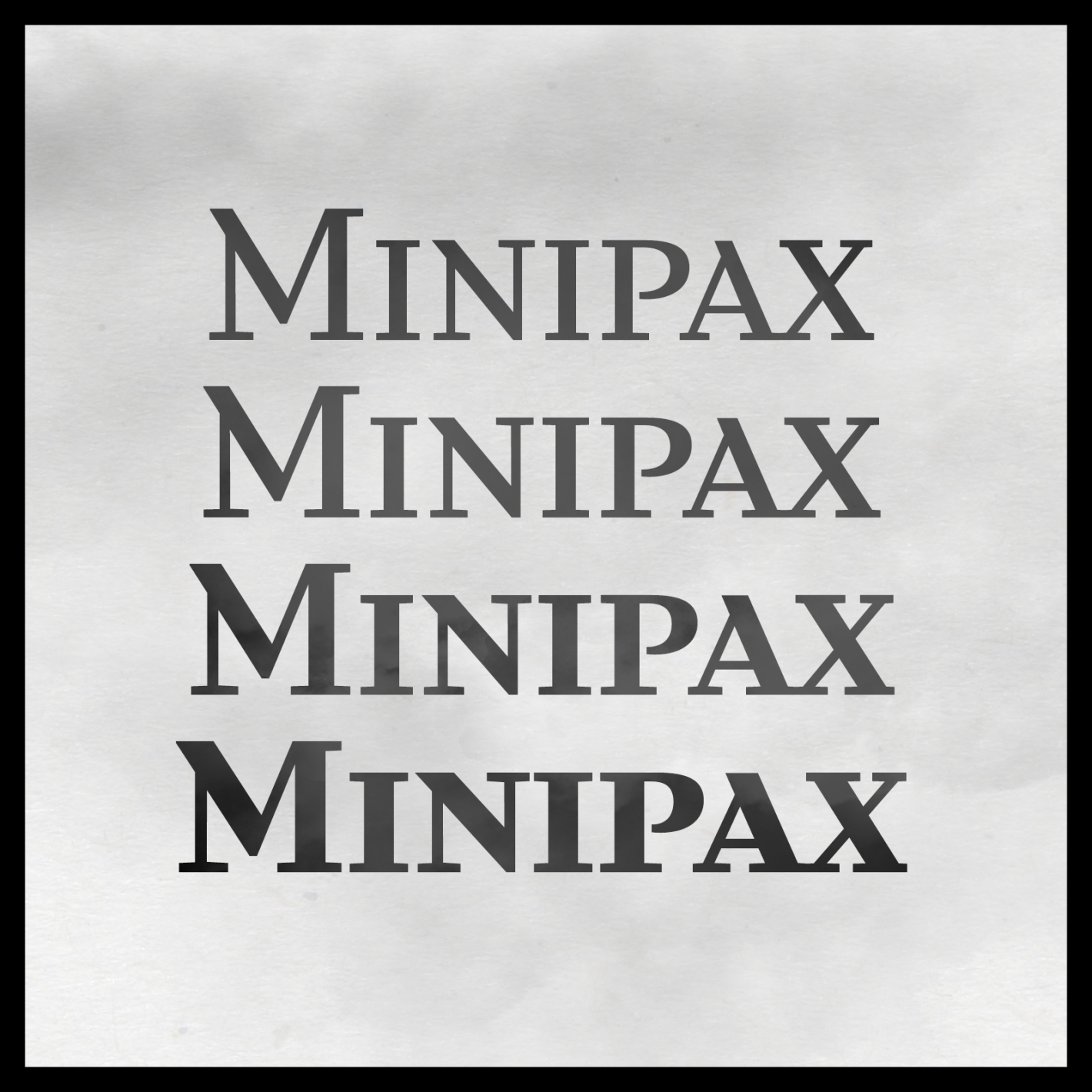 Czcionka MINIPAX