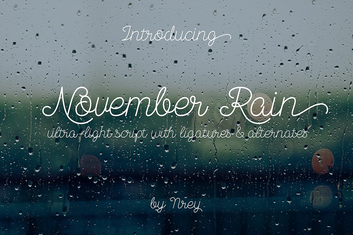Czcionka November Rain