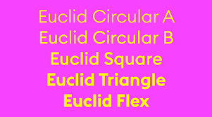 Czcionka Euclid Circular