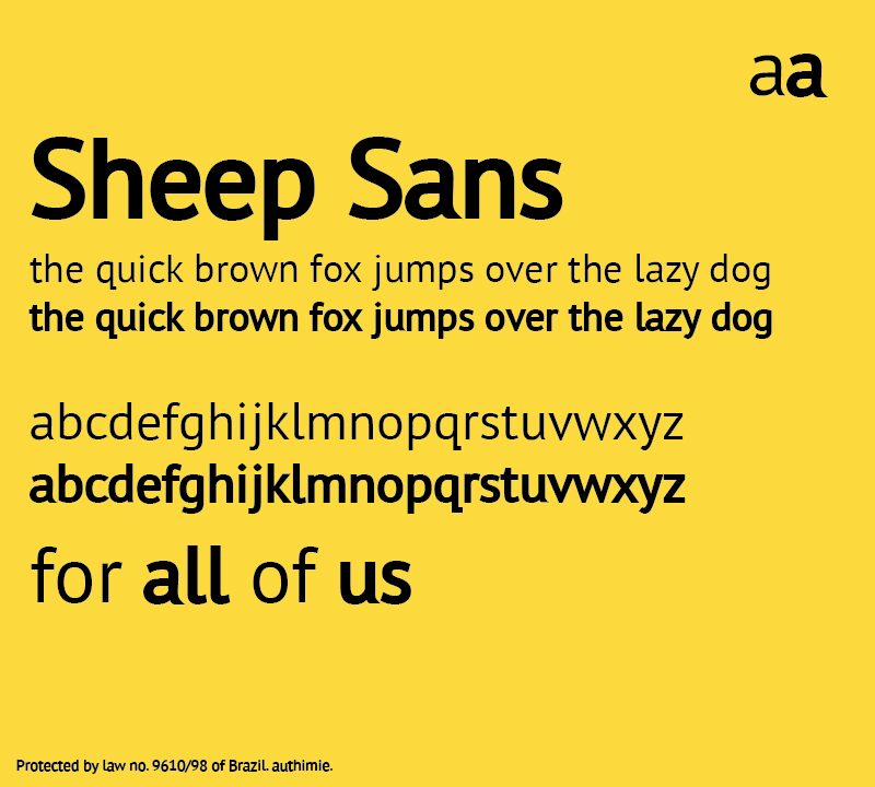Czcionka Sheep Sans