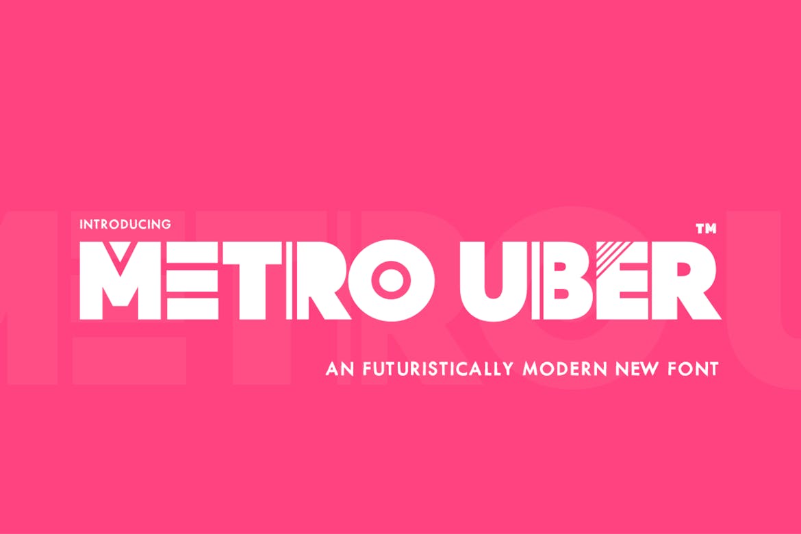 Czcionka Metro Uber