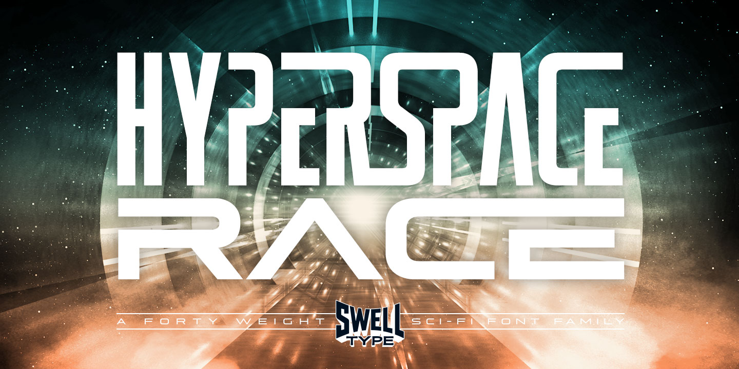 Czcionka Hyperspace Race