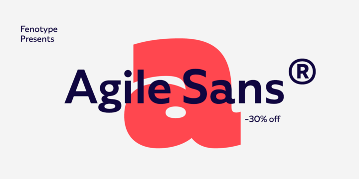 Czcionka Agile Sans