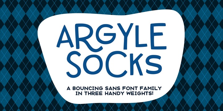 Czcionka Argyle Socks