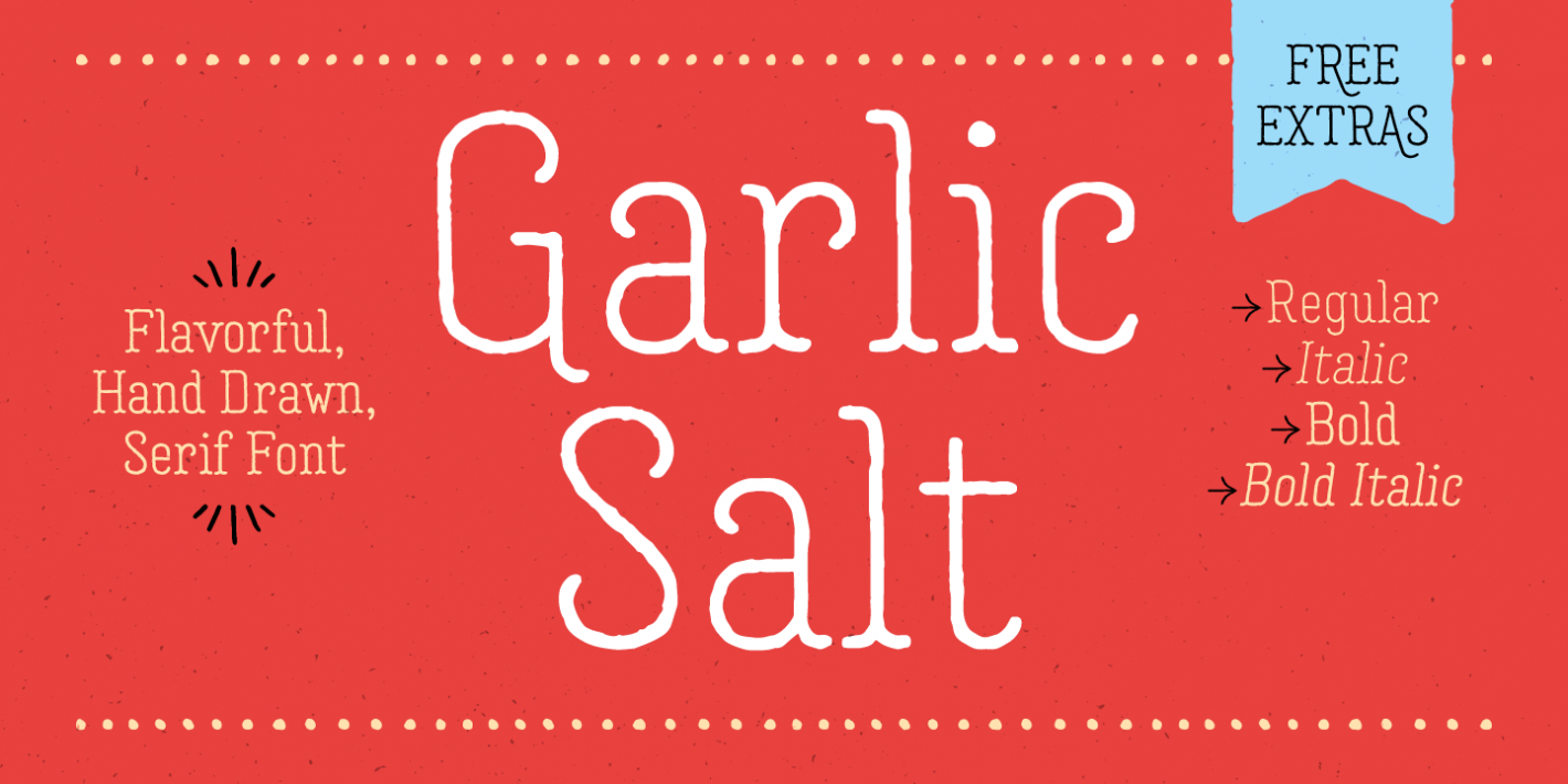 Czcionka Garlic Salt