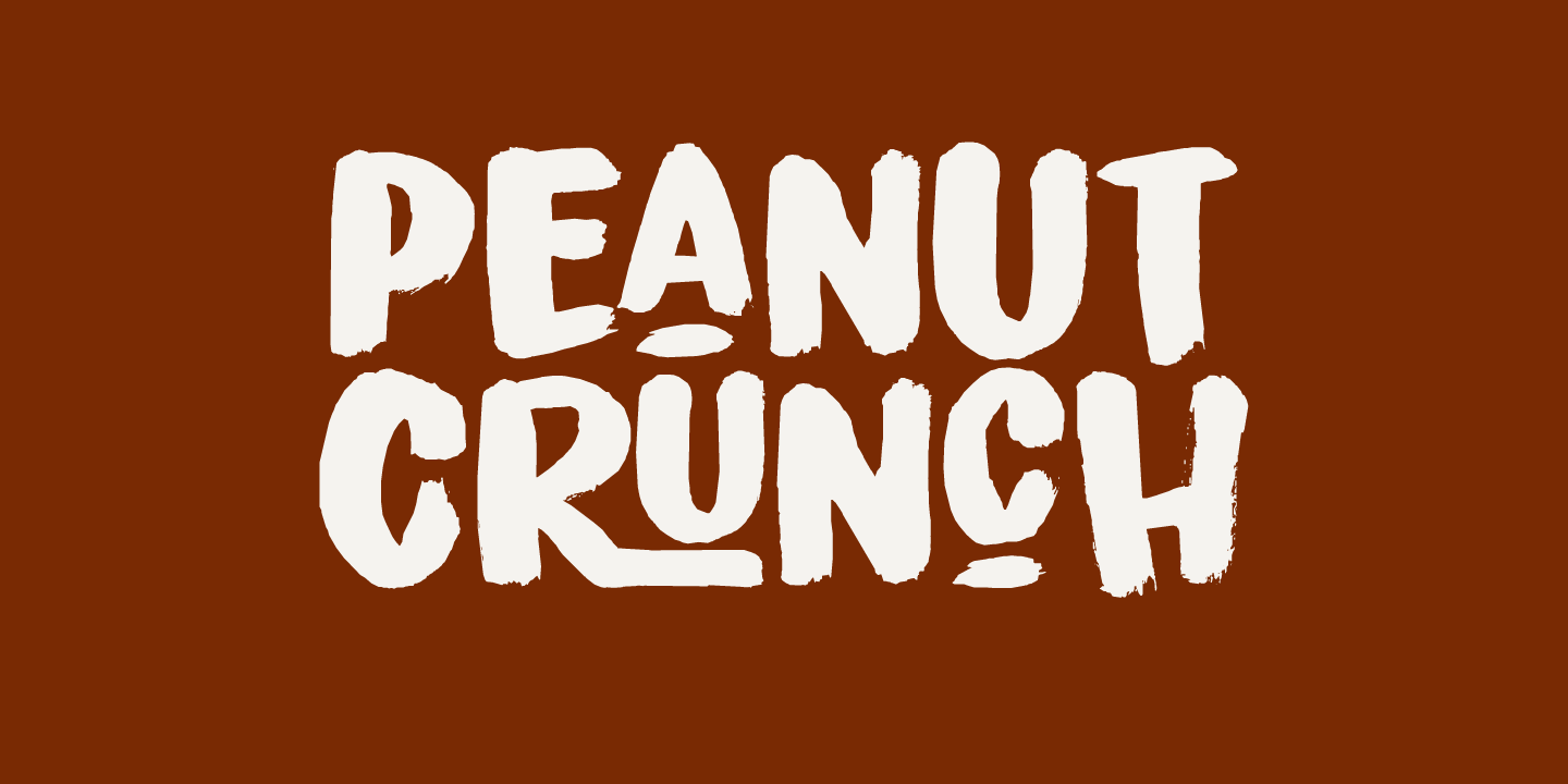 Czcionka Peanut Crunch