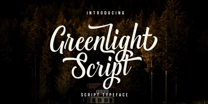 Czcionka Greenlight Script