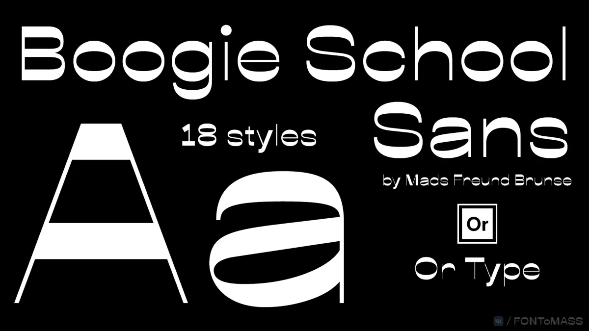 Czcionka Boogie School Sans