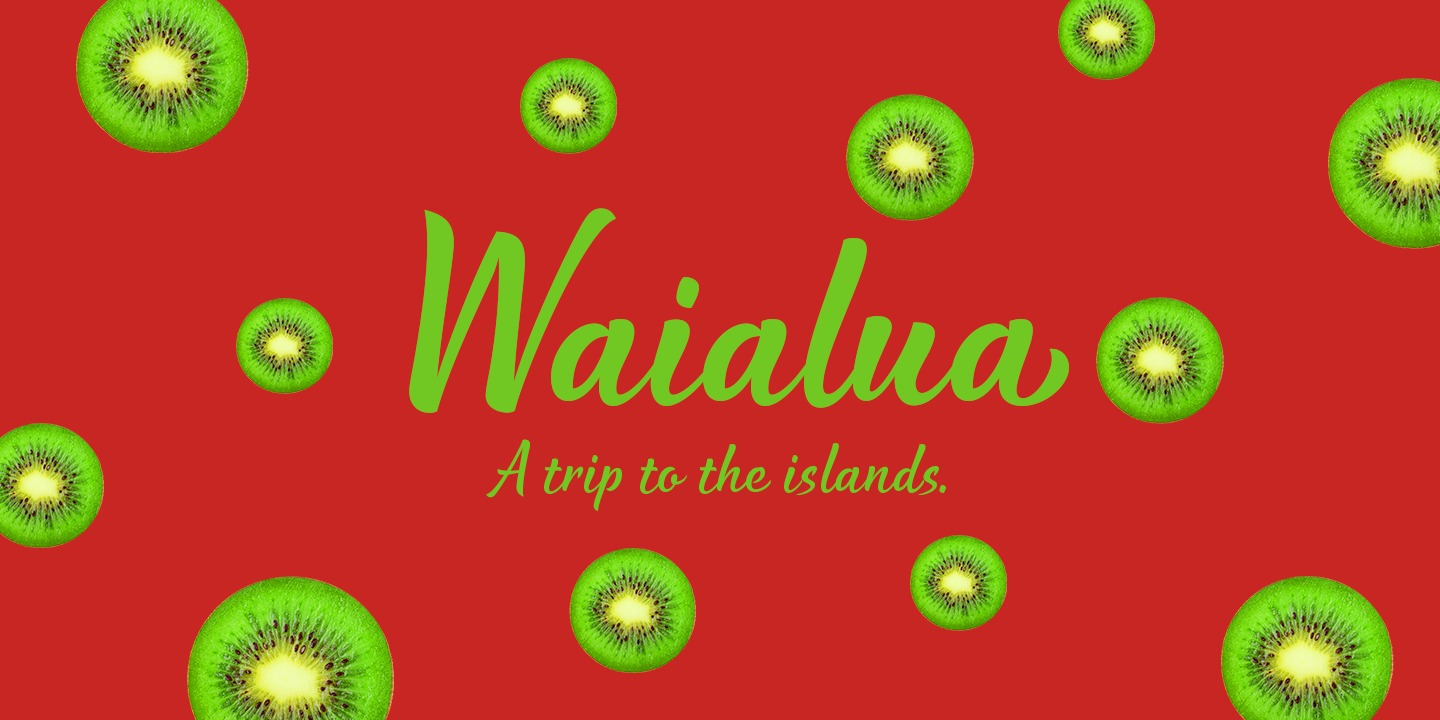 Czcionka Waialua