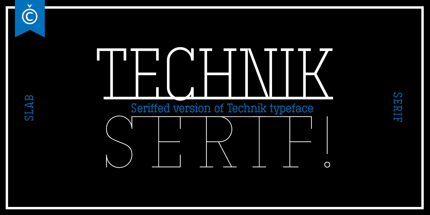 Czcionka Technik Serif
