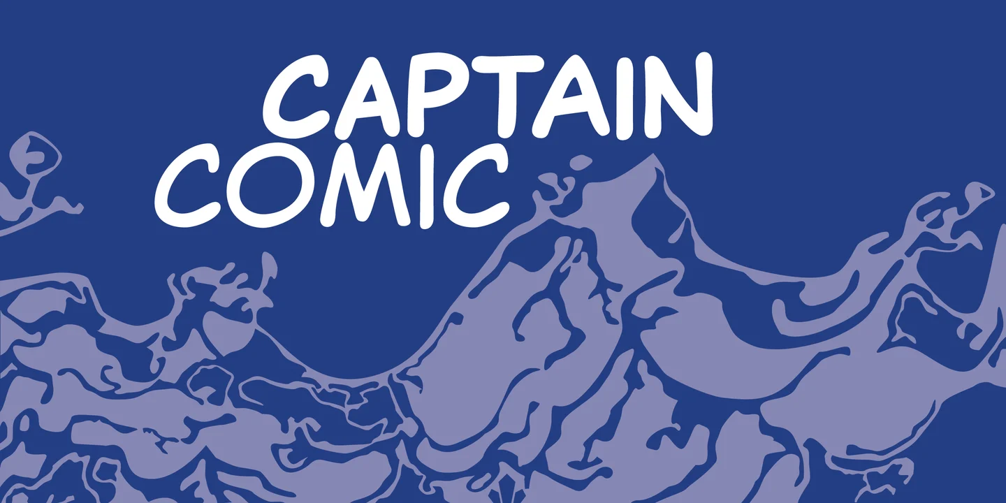 Czcionka Captain Comic