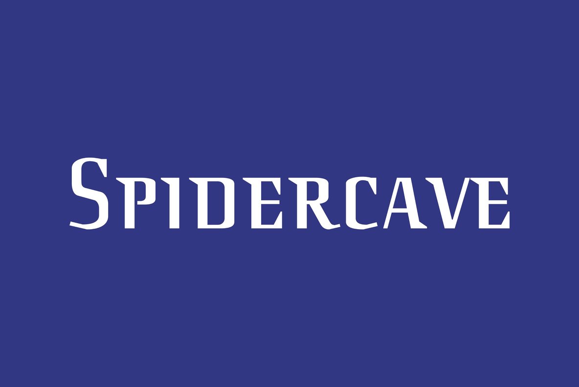 Czcionka Spider Cave