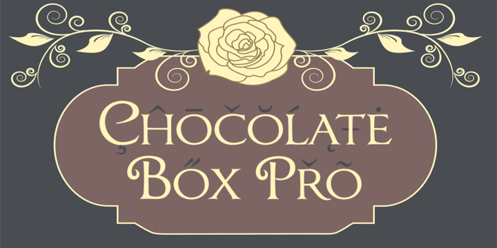 Czcionka Chocolate Box Pro