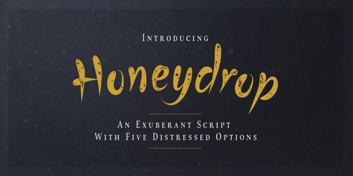 Czcionka HoneyDrop