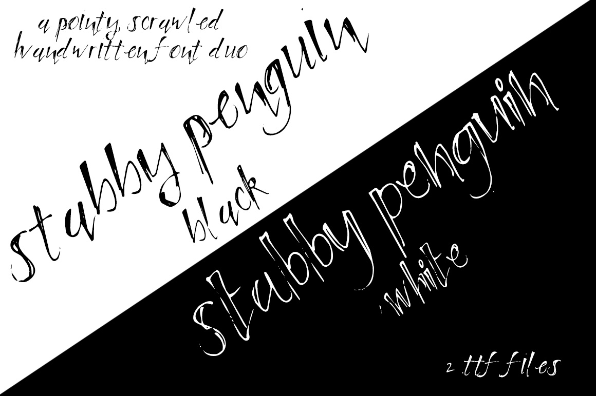 Czcionka Stabby Penguin
