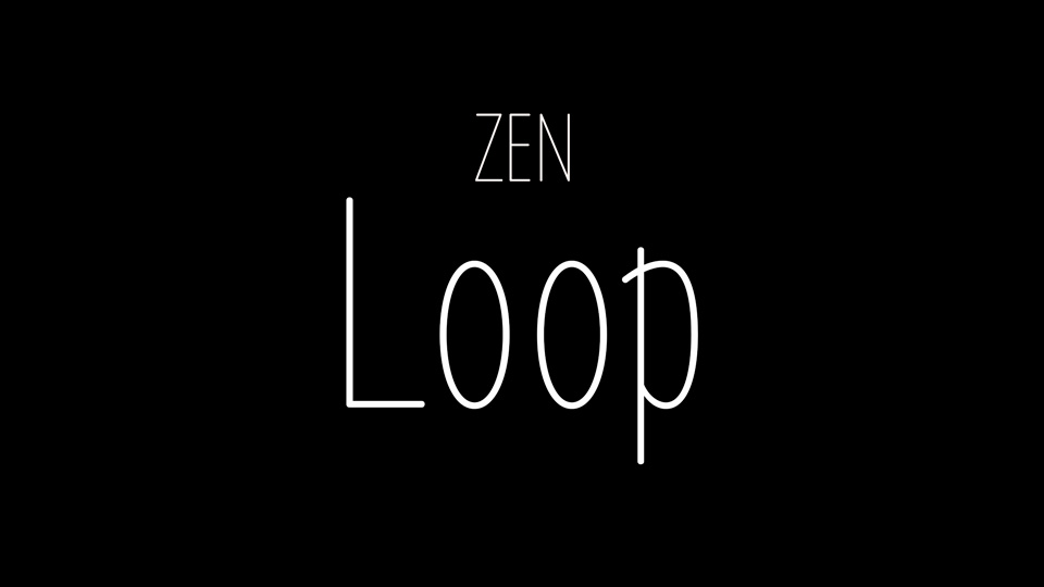 Czcionka Zen Loop