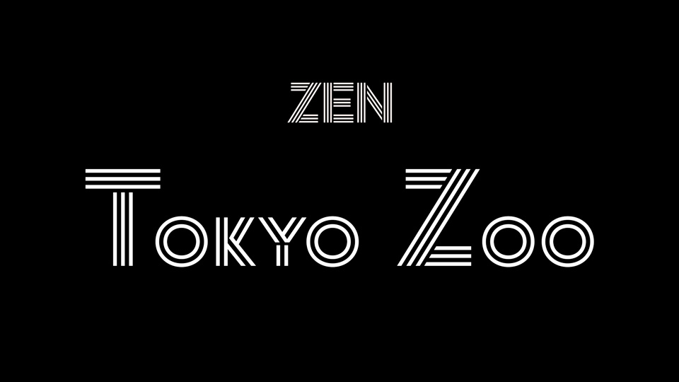 Czcionka Zen Tokyo Zoo