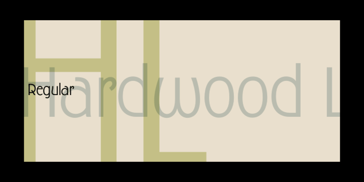 Czcionka Hardwood