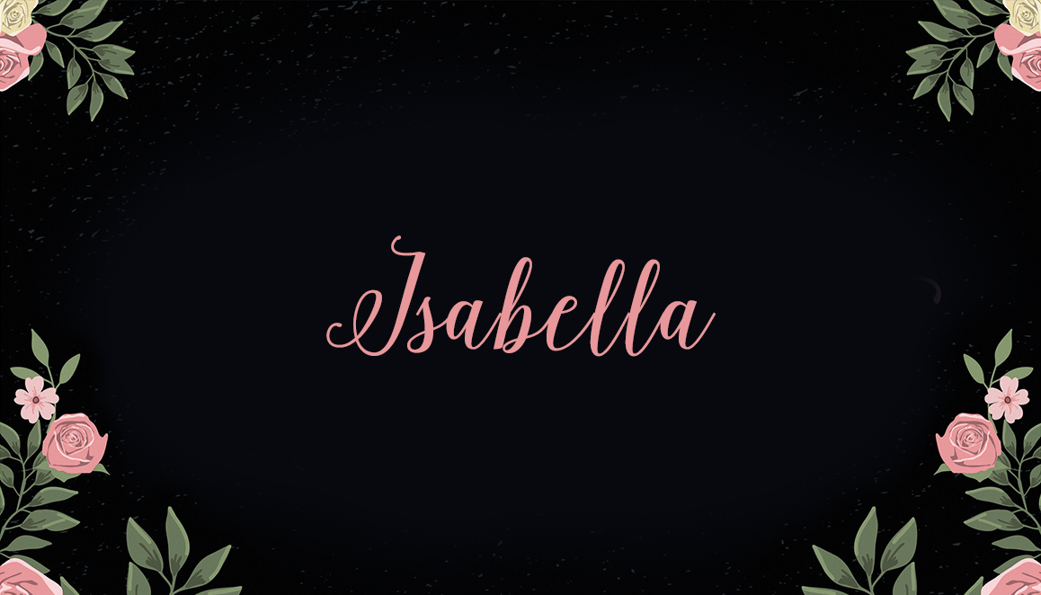 Czcionka Isabella