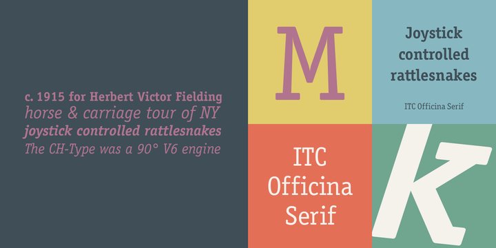 Czcionka ITC Officina Serif