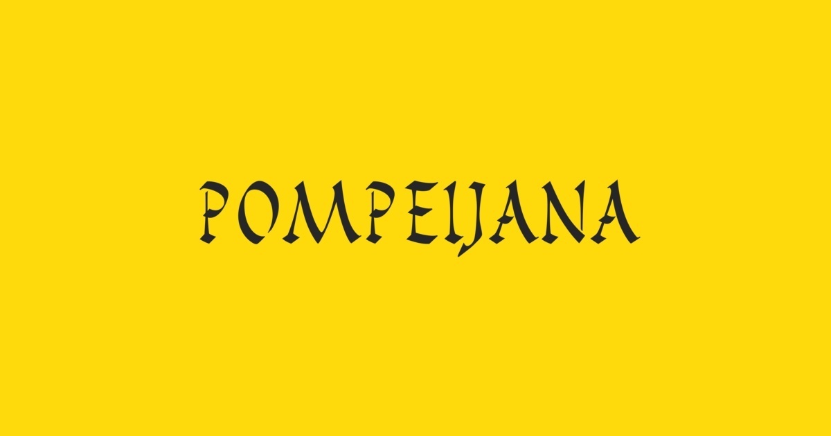 Czcionka Pompeijana