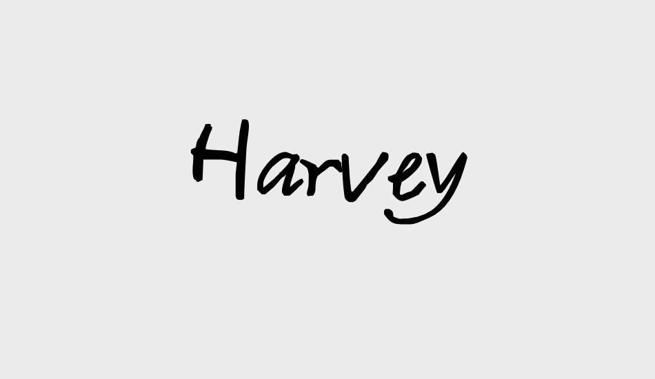 Czcionka Harvey