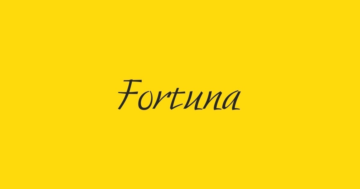 Czcionka Fortuna