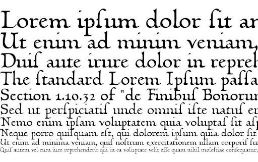 Czcionka Linotype Humanistika