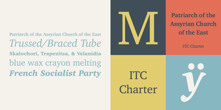 Czcionka Charter ITC